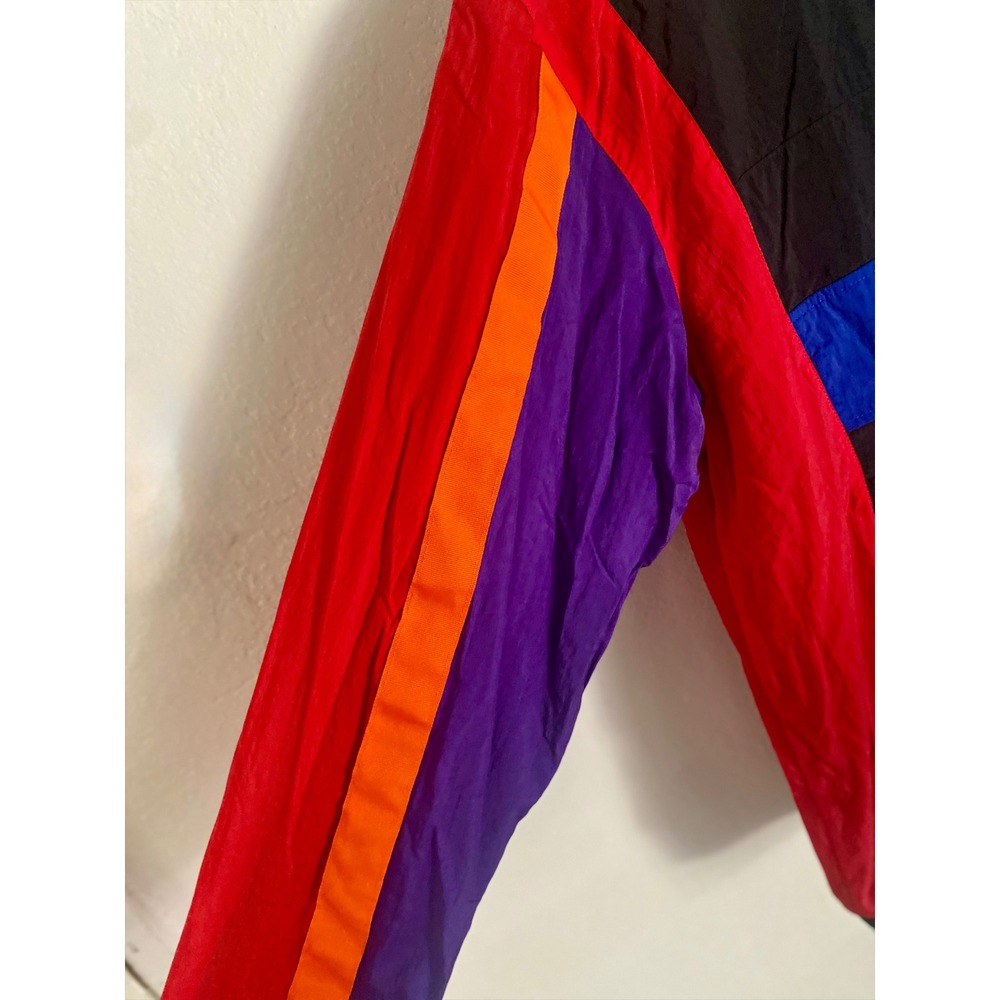 Nike Air Jordan Retro Colorblock Hooded Windbreaker Pullover Jacket Men's L - Picture 3 of 16